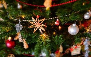 Close Up Of Christmas Tree